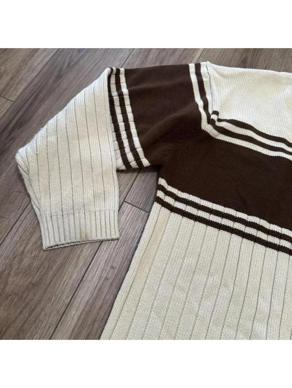 Vtg Southpole Striped Mock Neck Sweater Mens XXL Y2K